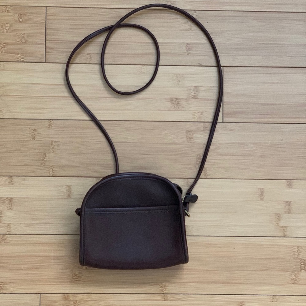 𝅺Coach vintage purse brown leather